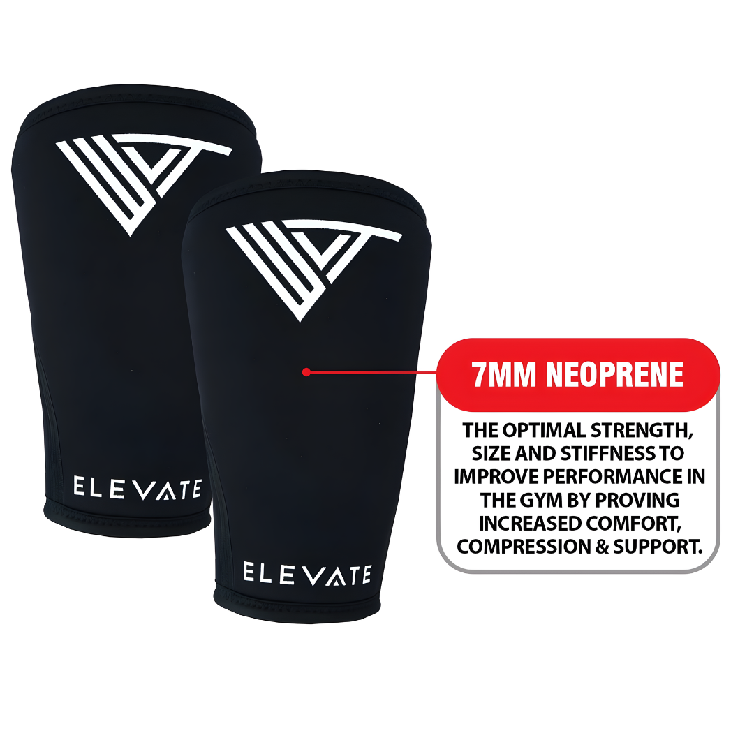 Elevate Knee Sleeves - Weightlifting Sleeves Perfect For Squats