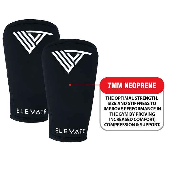 Elevate Knee Sleeves - Weightlifting Sleeves Perfect For Squats