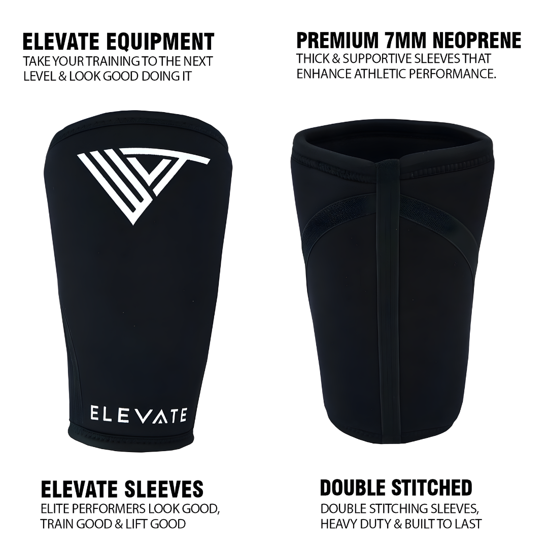 Elevate Knee Sleeves - Weightlifting Sleeves Perfect For Squats
