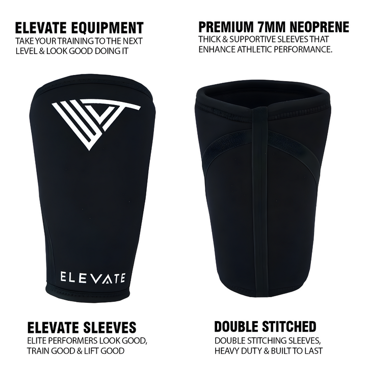 Elevate Knee Sleeves - Weightlifting Sleeves Perfect For Squats