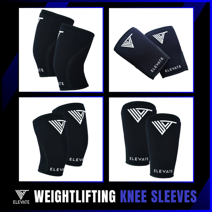 Elevate Knee Sleeves - Weightlifting Sleeves Perfect For Squats