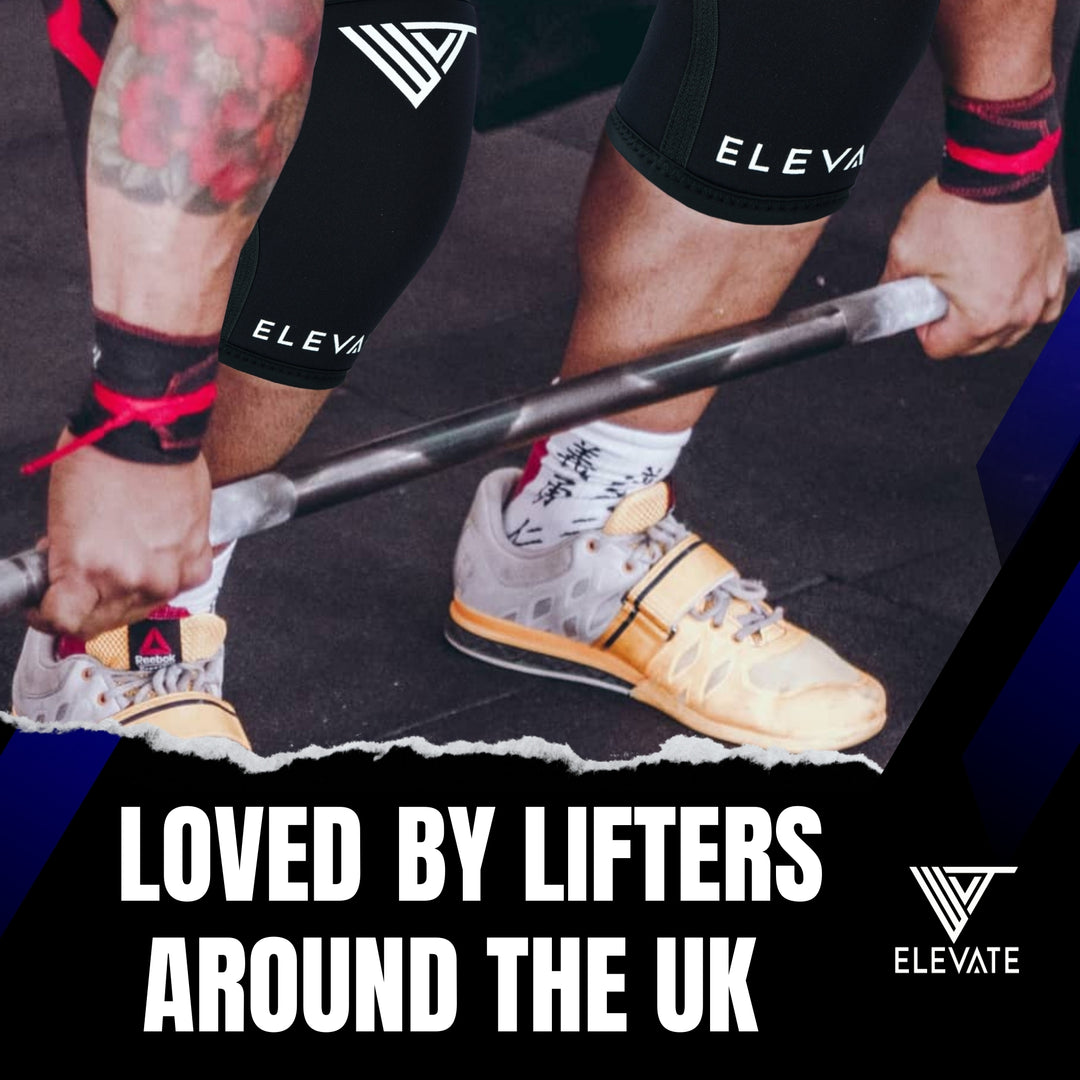 Elevate Knee Sleeves - Weightlifting Sleeves Perfect For Squats